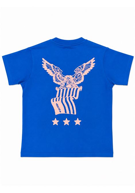 T-shirt con stampa ARTSUPERMONEY KIDS | SMJTS04964BLU